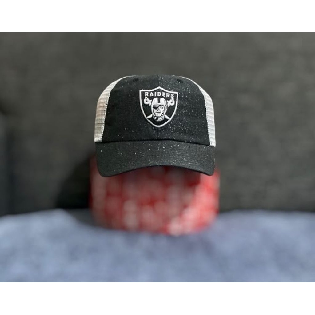 Topi Trucker Wanita Las Vegas Raiders '47 Brand Original NFL Official Second