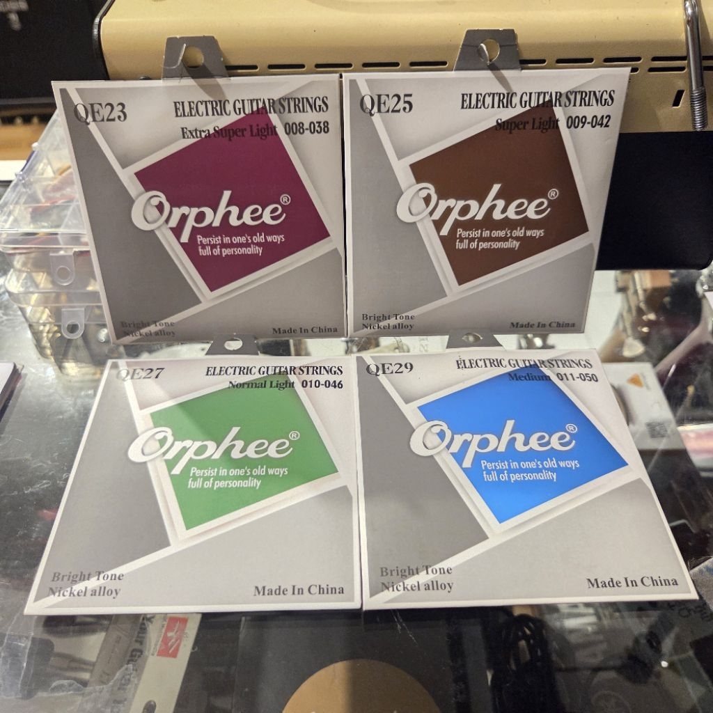 Senar Gitar Elektrik Orphee QE23 QE24 QE27 QE29 ORIGINAL / Electric Strings Orphee