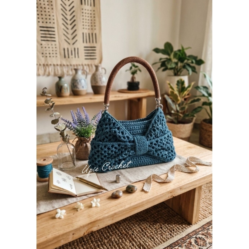 Tas rajut kondangan elegan | Dior Rajut