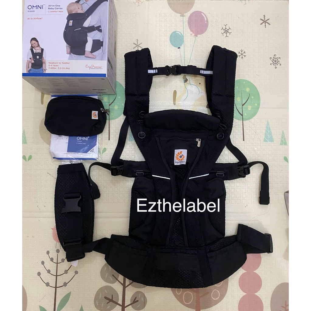 PRELOVED Ergobaby Omni Breeze Onyx Black