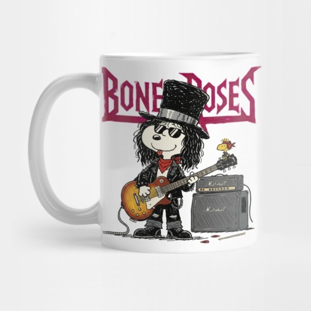 Snoopy Slash Metalhead - Snoopy Tea Mug