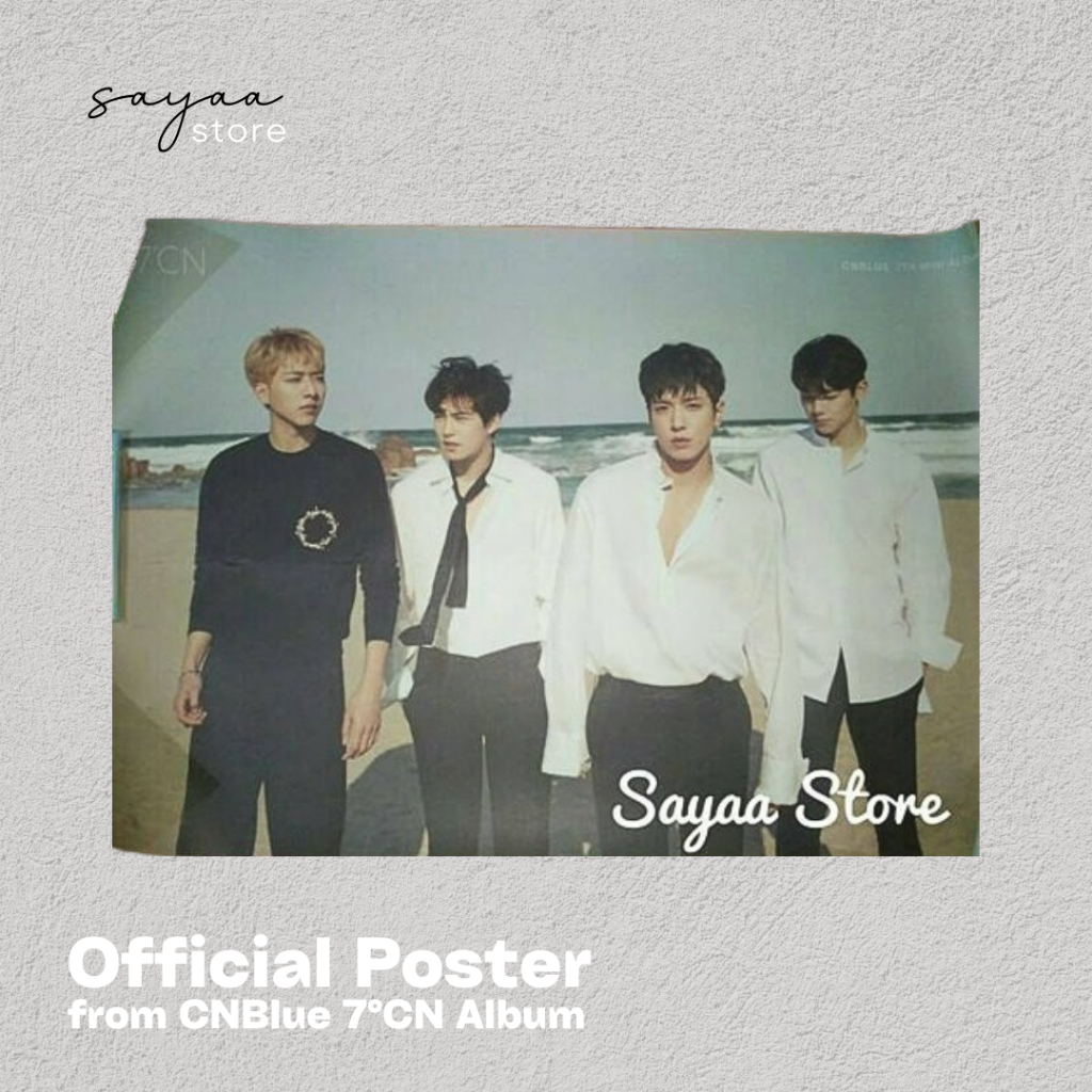CNBLUE OFFICIAL ROLLED POSTER :: from 7CN (Defect)
