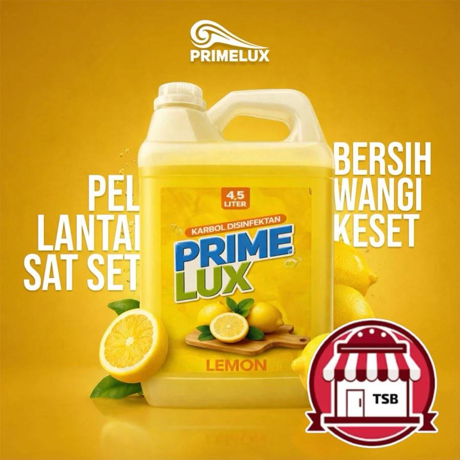 TERLARIS PREMIUM SUPER PEL PRIMELUXE  Premium Pembersih Lantai Pel Lantai Harum & Wangi Lemon