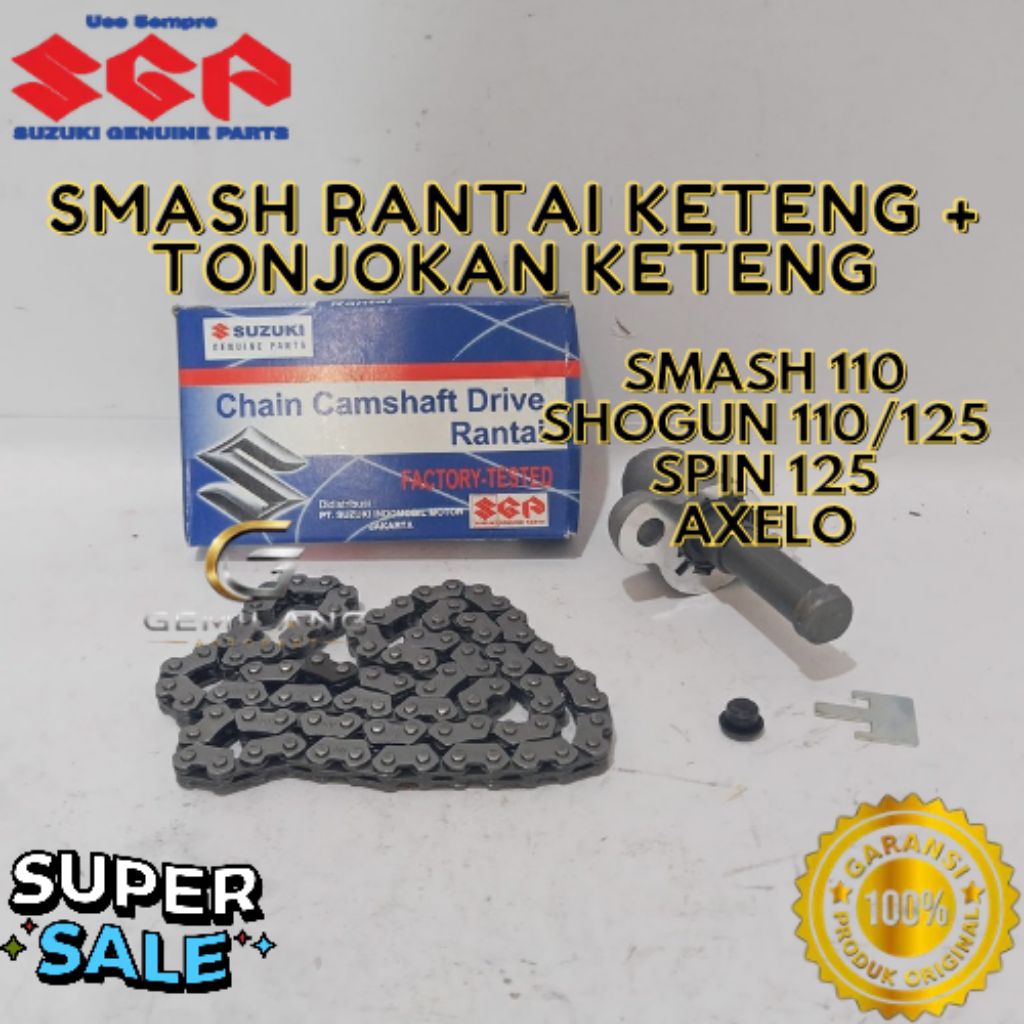 RANTAI KETENG + TONJOKAN KETENG KODE SMASH, RANTAI KETENG + TONJOKAN KETENG SMASH 110, RANTAI KETENG