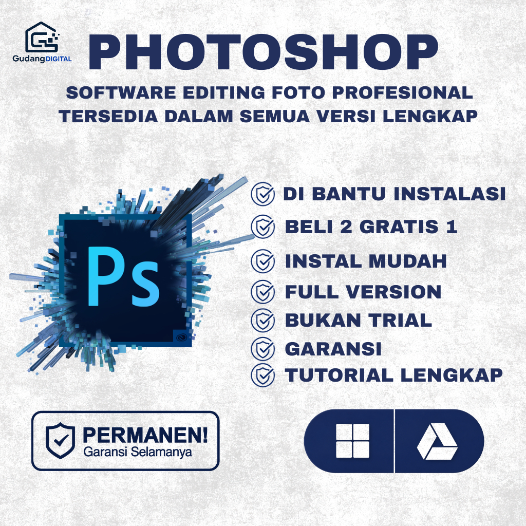 Photoshop Full Version Baru/Lama 2025 2024 2023 2022 2021 2020 2019 2018 2017 2015 CS6 Windows