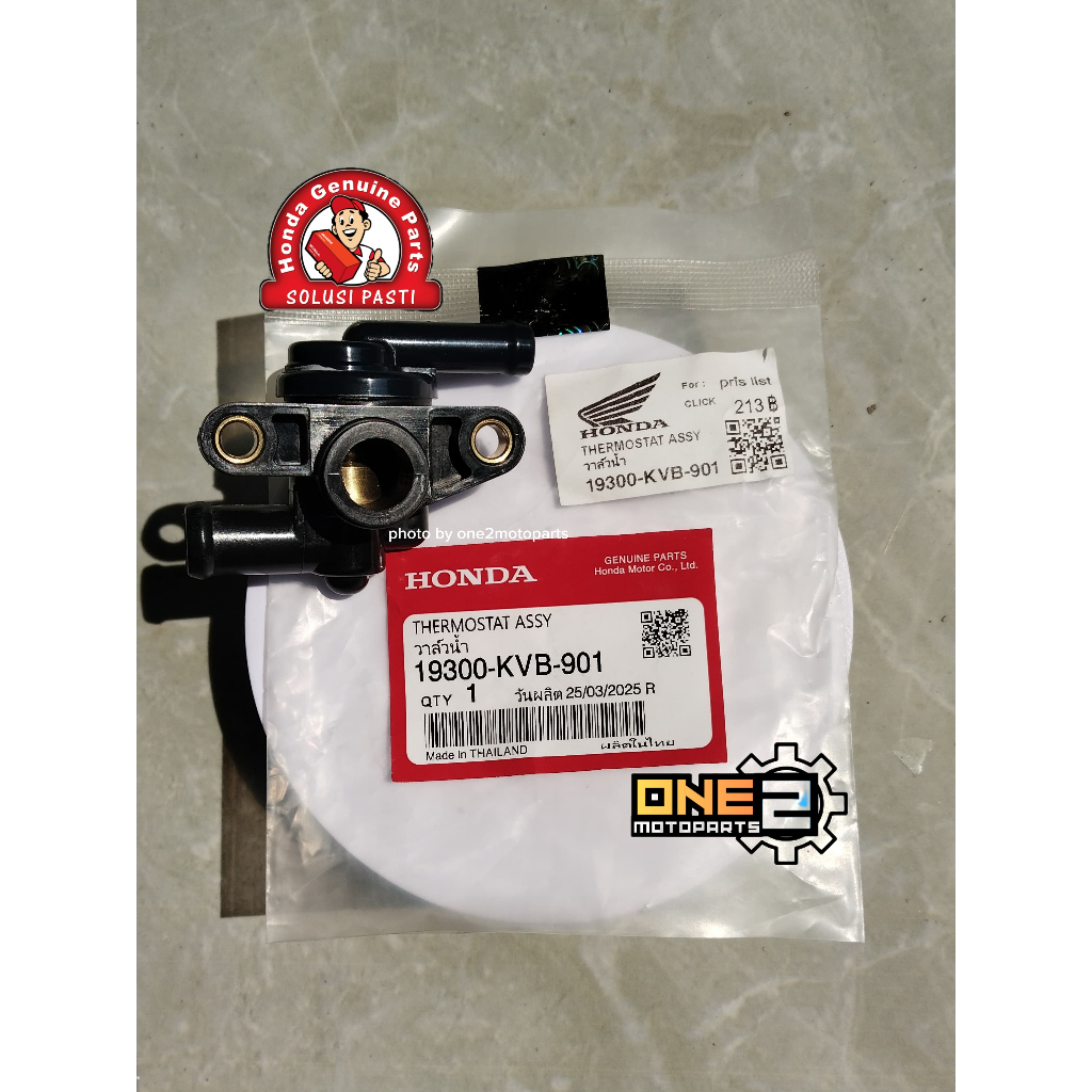 Thermostat Termostat Assy Vario 110 Karbu Lama Old Vario Thecno 110 Karbu Thailand 19300-KVB-901 seh