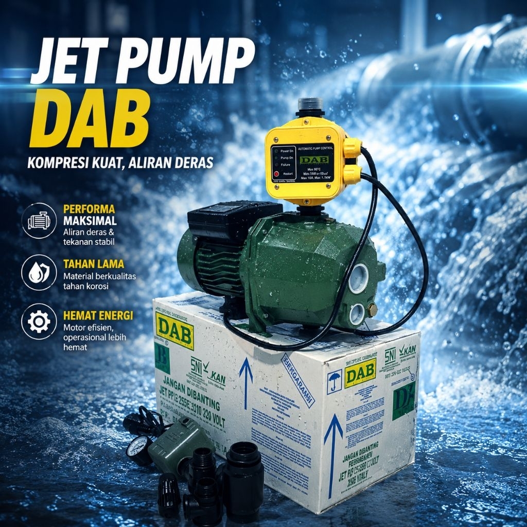 Pompa Air Jet Pump DAB 370 | Pompa Air Jet Pump DAB Indonesia