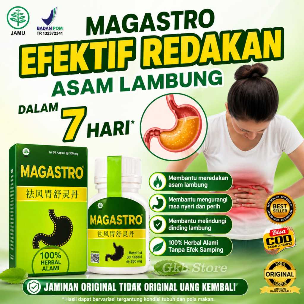 Magastro Qu Fe Su Wei Lin Dan - Obat Maag Dan Asam Lambung Ampuh Original