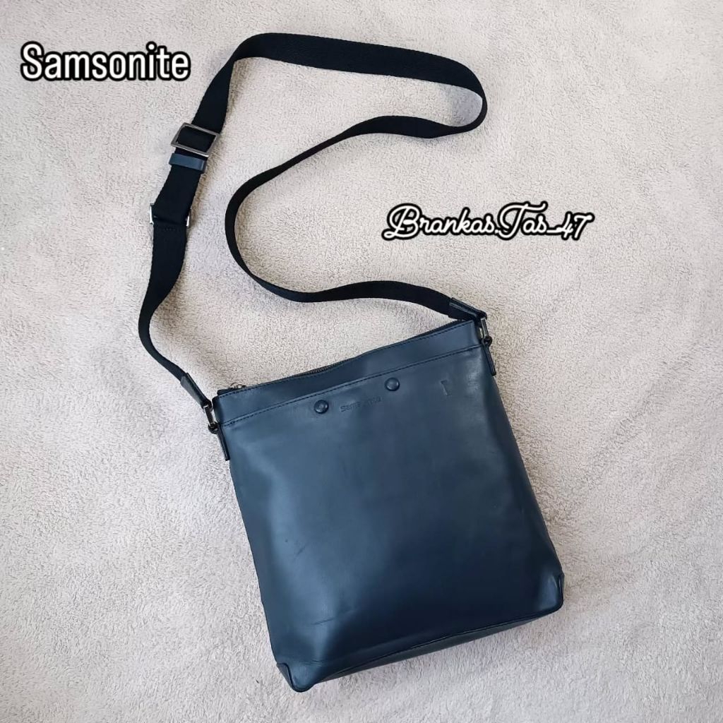Tas Samsonite Slingbag crossbody Kulit Original