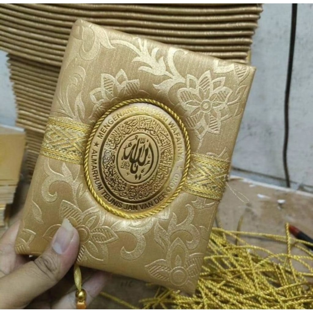 Buku Yasin, Cetak Yasin Hardcover Kulit Oscar Plus Dompet Minimum (35 Pcs)