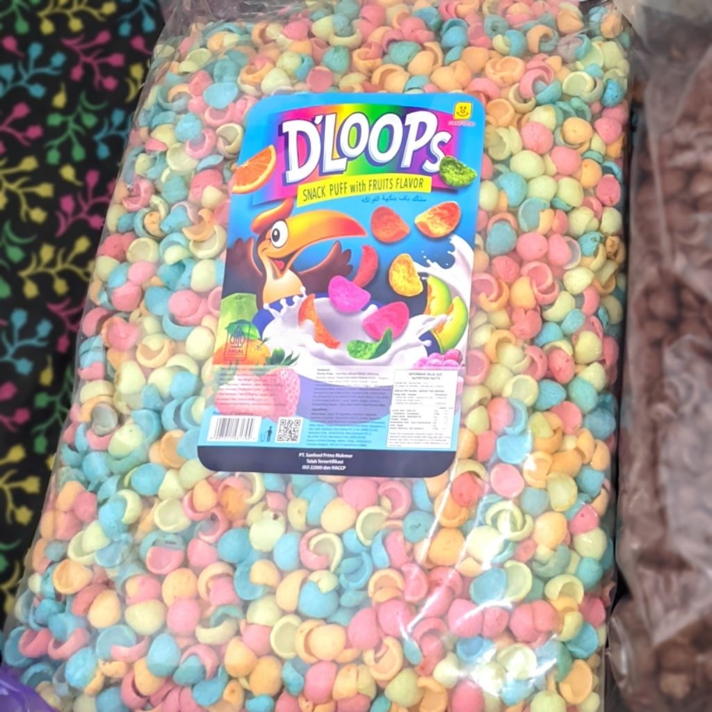 DLOOPS FRUIT / DLOOPS SEREAL BUAH REPACK [200 GR]