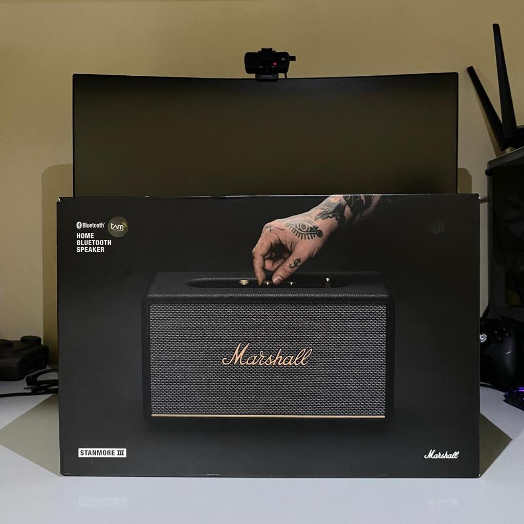 Marshall Stanmore III Home Bluetooth Speaker - Hitam, Krim, Cokelat 80W