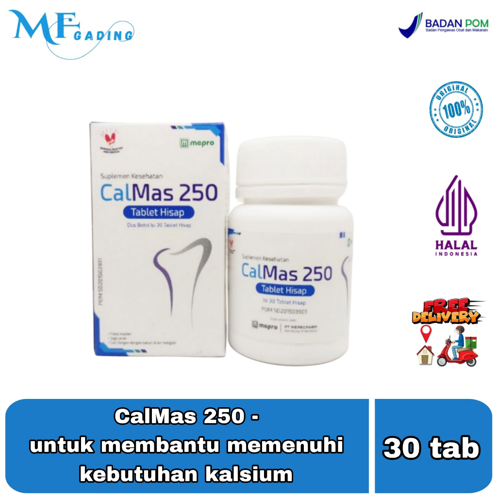 CalMas 250 Tablet Hisap - ( 30 Tablet )