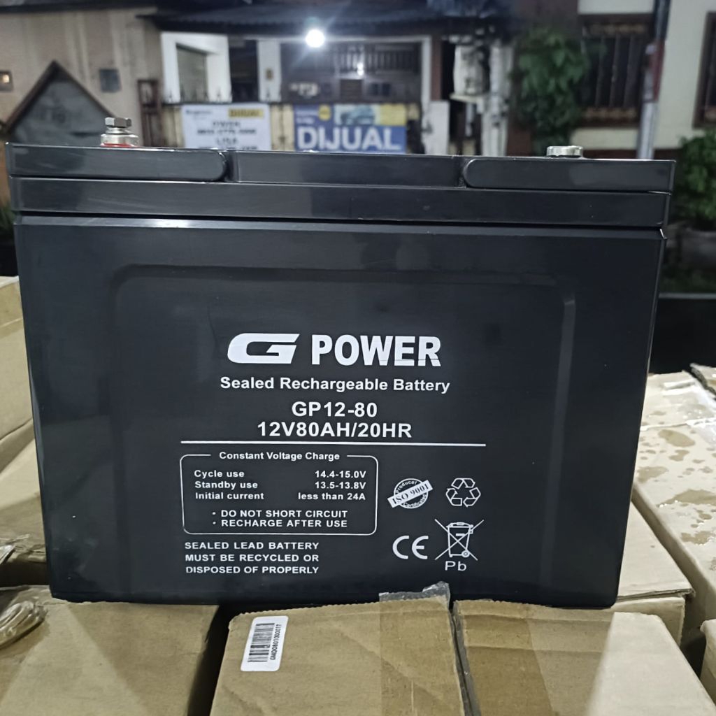 Battery Vrla G POWER 12V-80AH