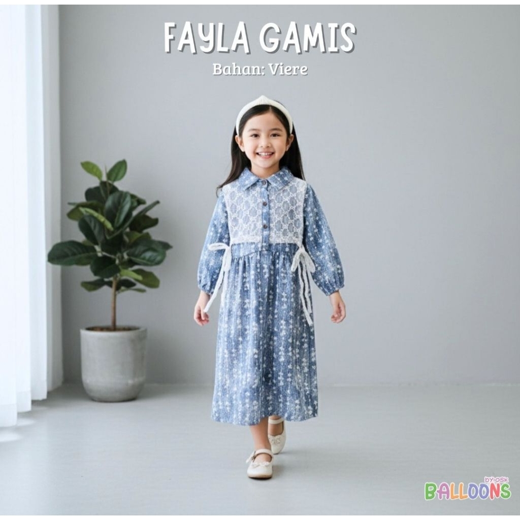 SAVERO_MYKID | FAYLA GAMIS ANAK | DRES ANAK |
