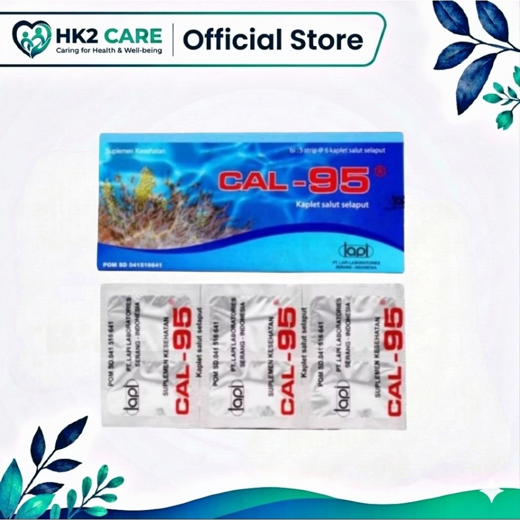 CAL-95 1 STRIP @6 TABLET CALSIUM UNTUK IBU HAMIL