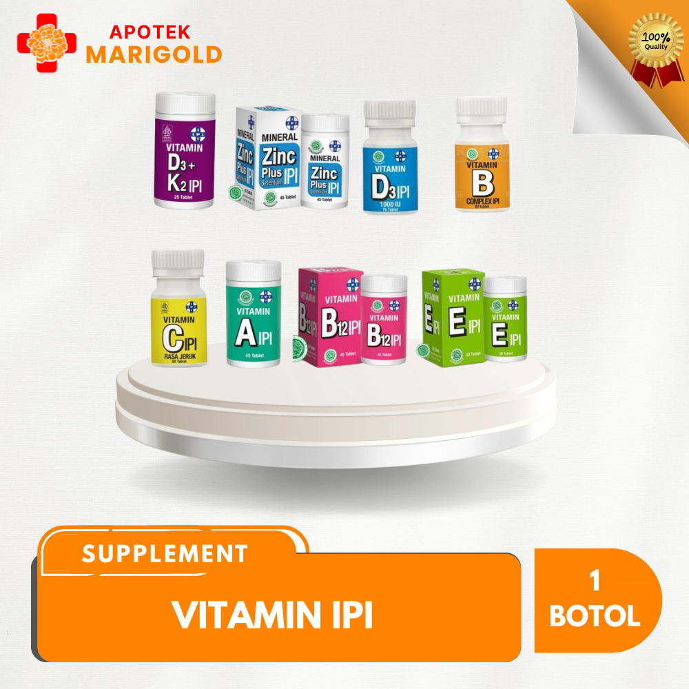 Vitamin IPI - Vitamin A, B1, B Complex, B12, C, E,  Zinc Plus Selenium