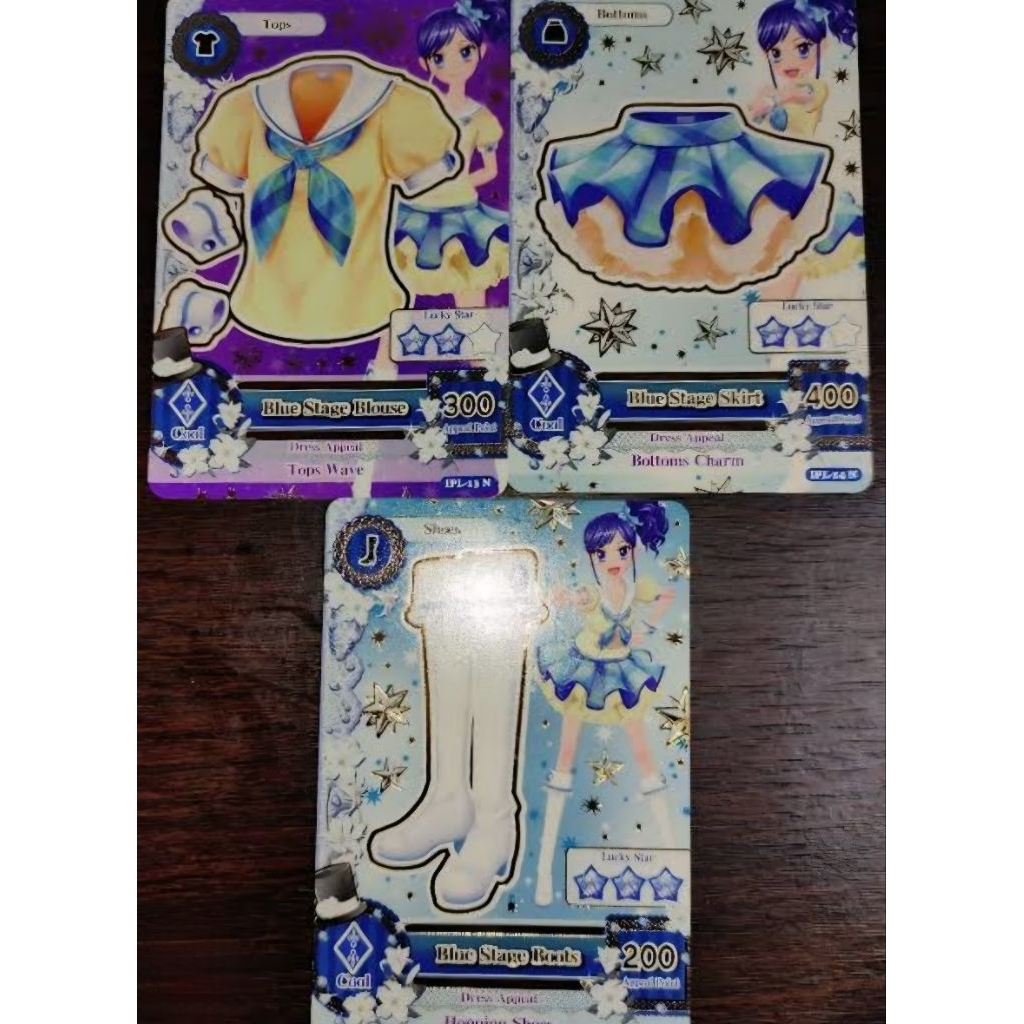 aikatsu aoi blue stage set Beta