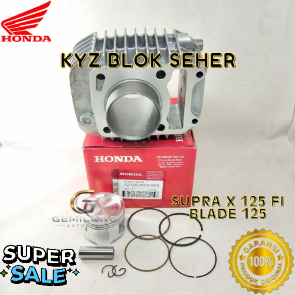 BLOK SEHER KODE KYZ, BLOK SEHER SUPRA X 125 FI, BLOK SEHER BLADE 125