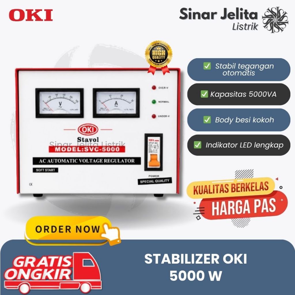 Stabilizer Oki 5000 Watt | Stabilizer stavol oki 5000 Watt