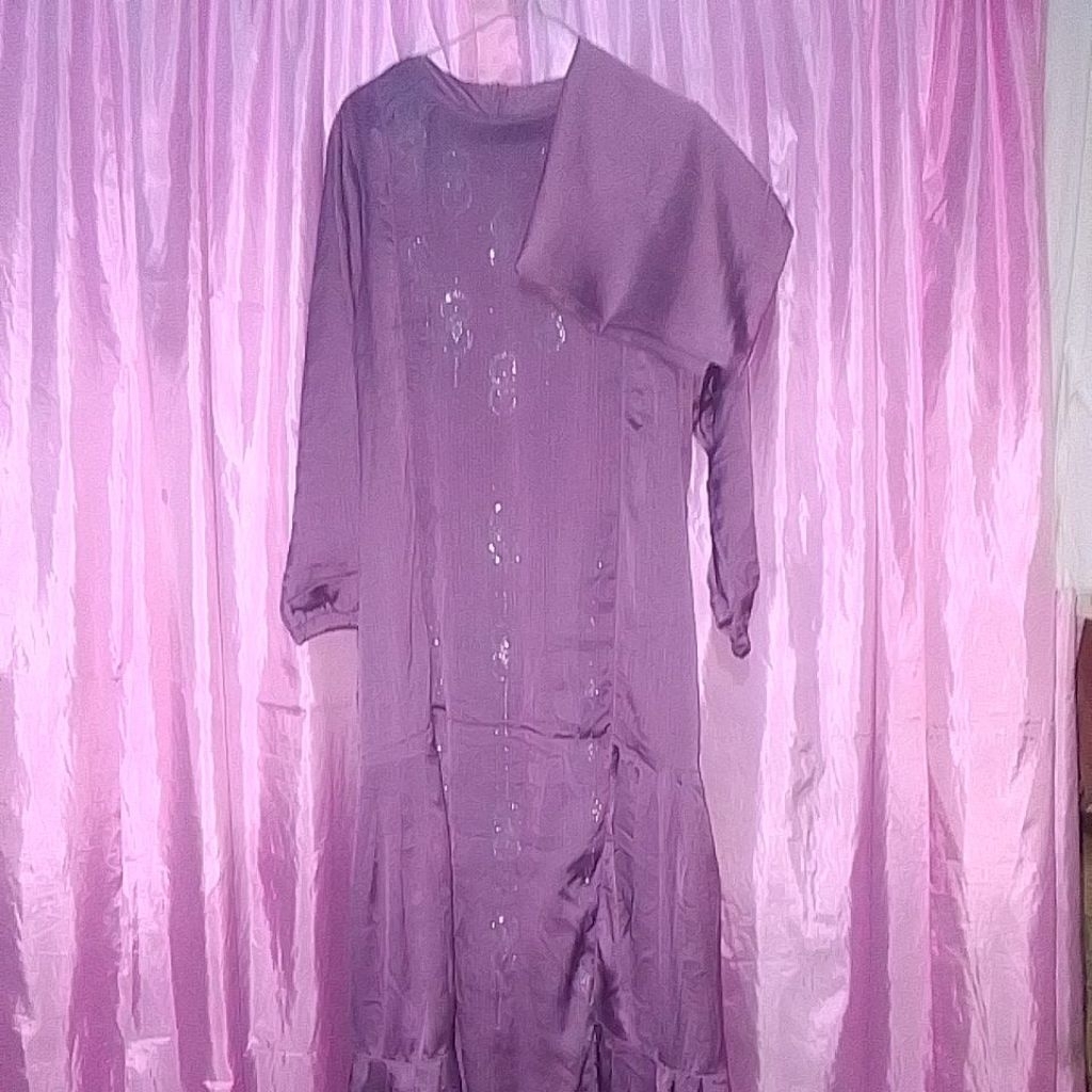 gamis set hijab taro