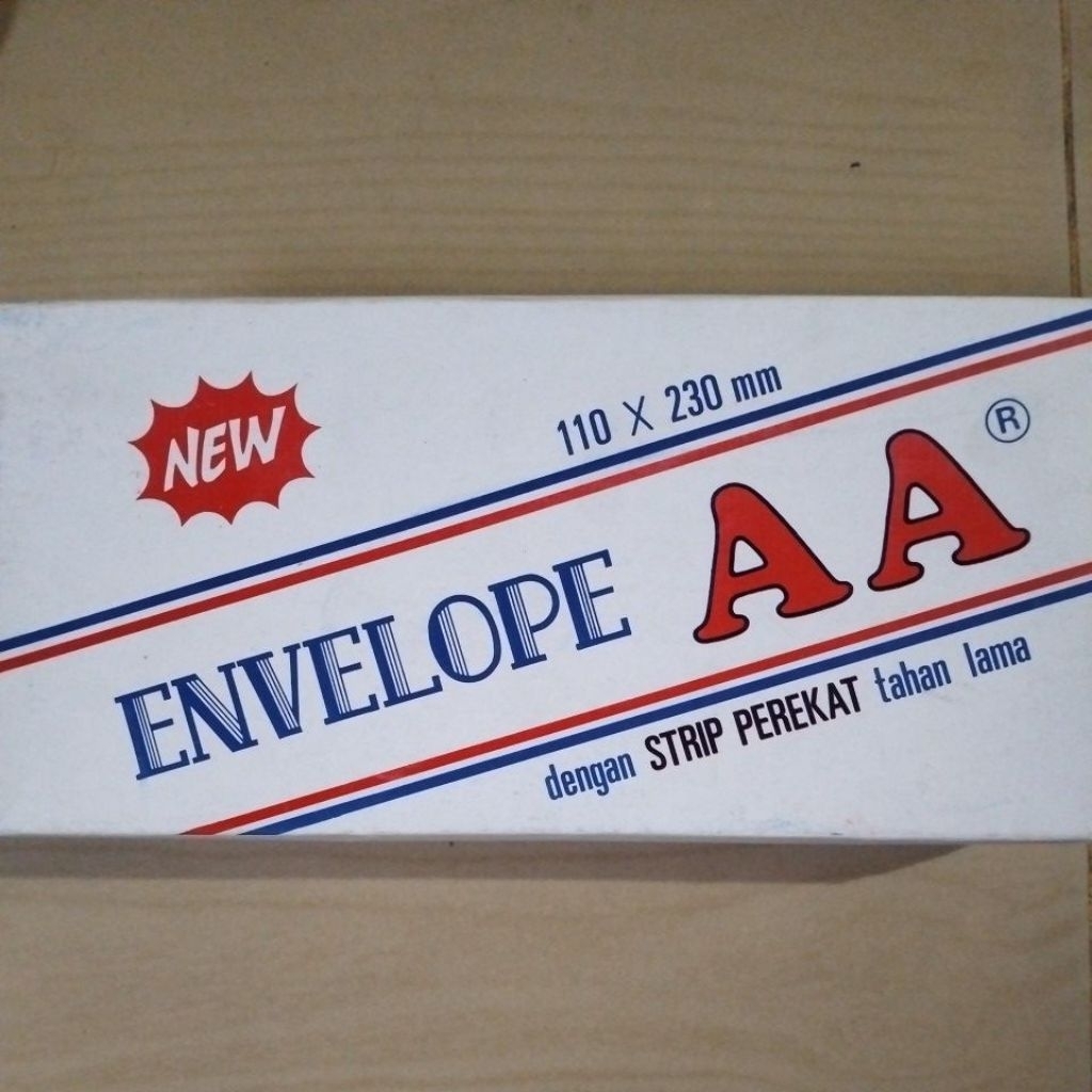 amplop putih AA panjang