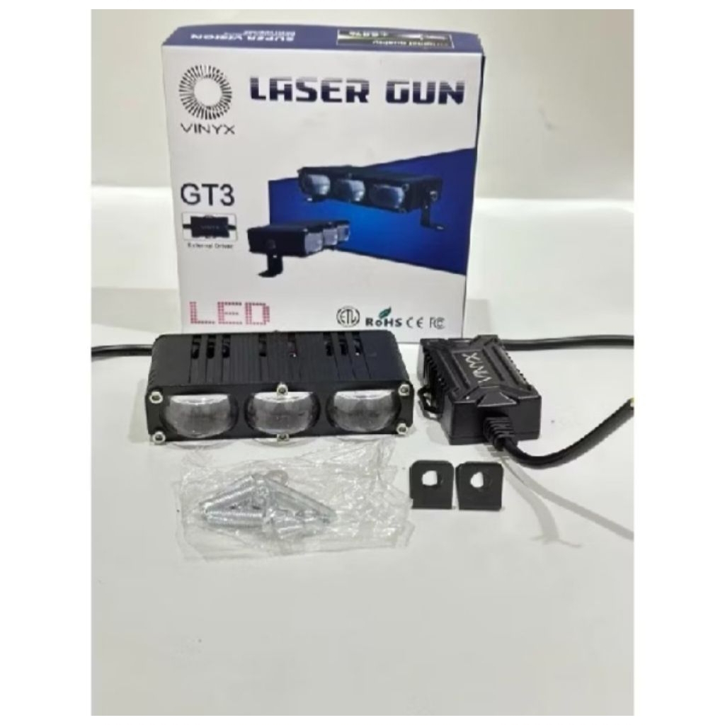 LAMPU TEMBAK VINYX GT3 DUWA WARNA