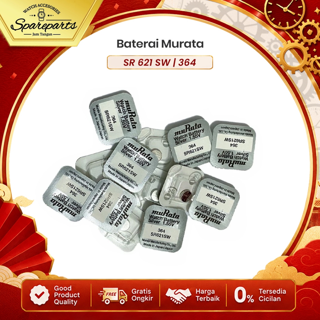 Baterai Batre Battery MURATA 364 SR621SW Original Jam Tangan SR621SW SR 621 621SW