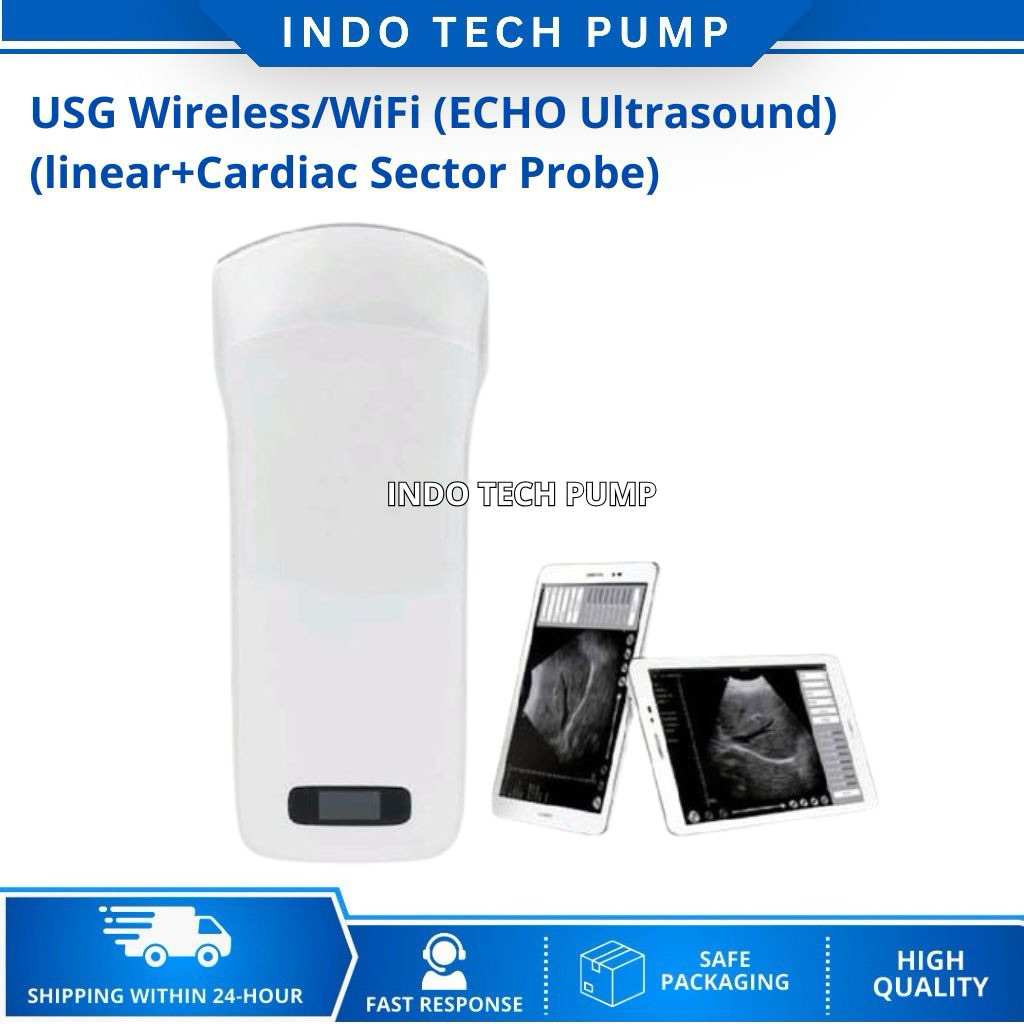 USG Portable Linear Wireless Wifi Probe Ultrasond Scranner Androit Apple Windows Kompitabel