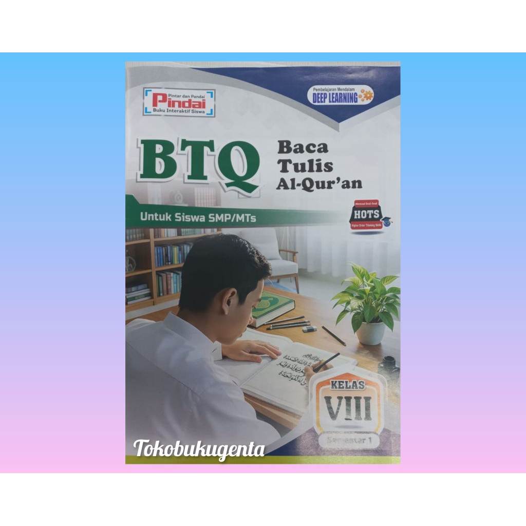 LKS BTQ ( Baca Tulis Alquran) SMP /MTs Semester 1 Kur.Merdeka