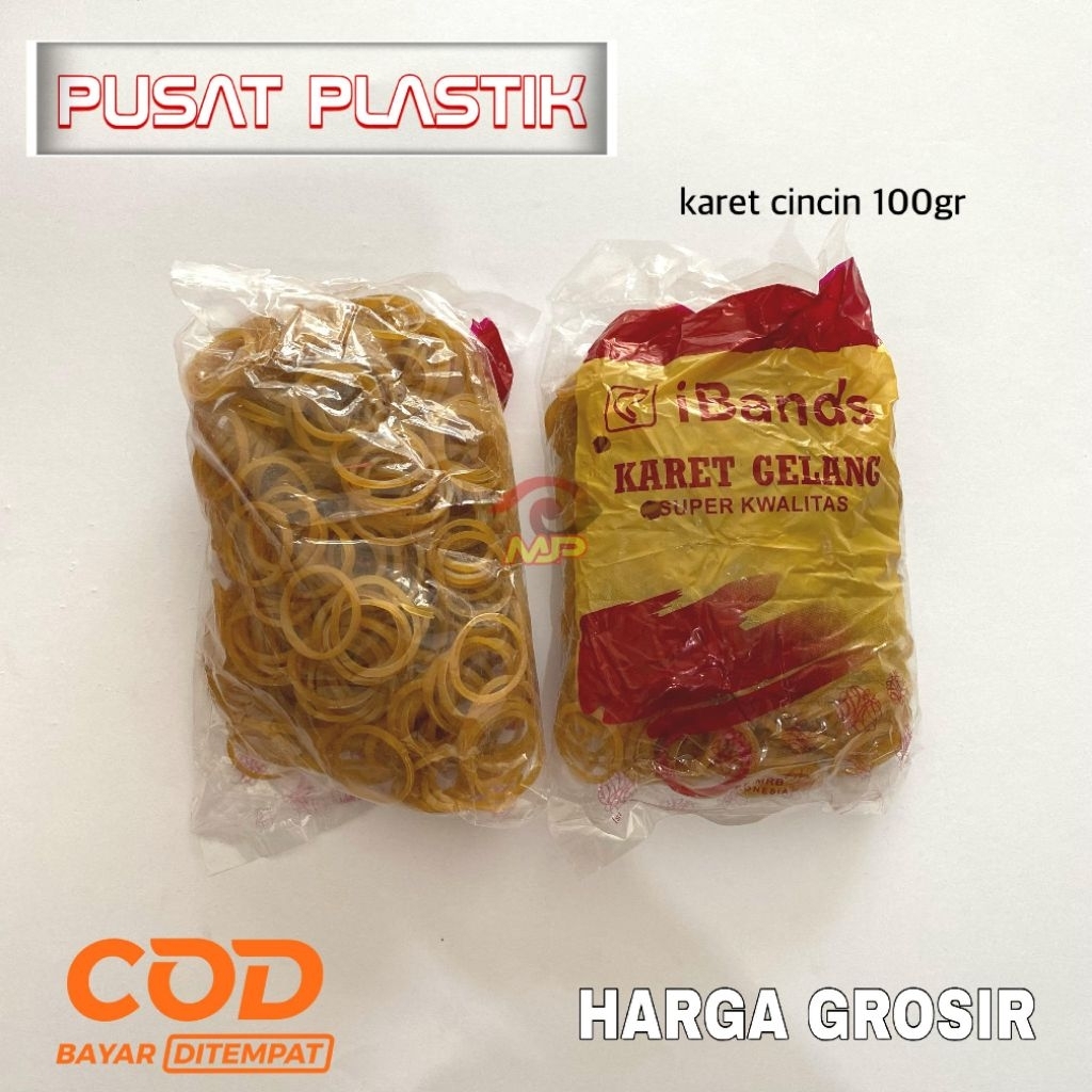 KARET CINCIN 100 GRAM KUAT | KARET BAGUS | KARET CINCIN 1 ONS | KARET GELANG