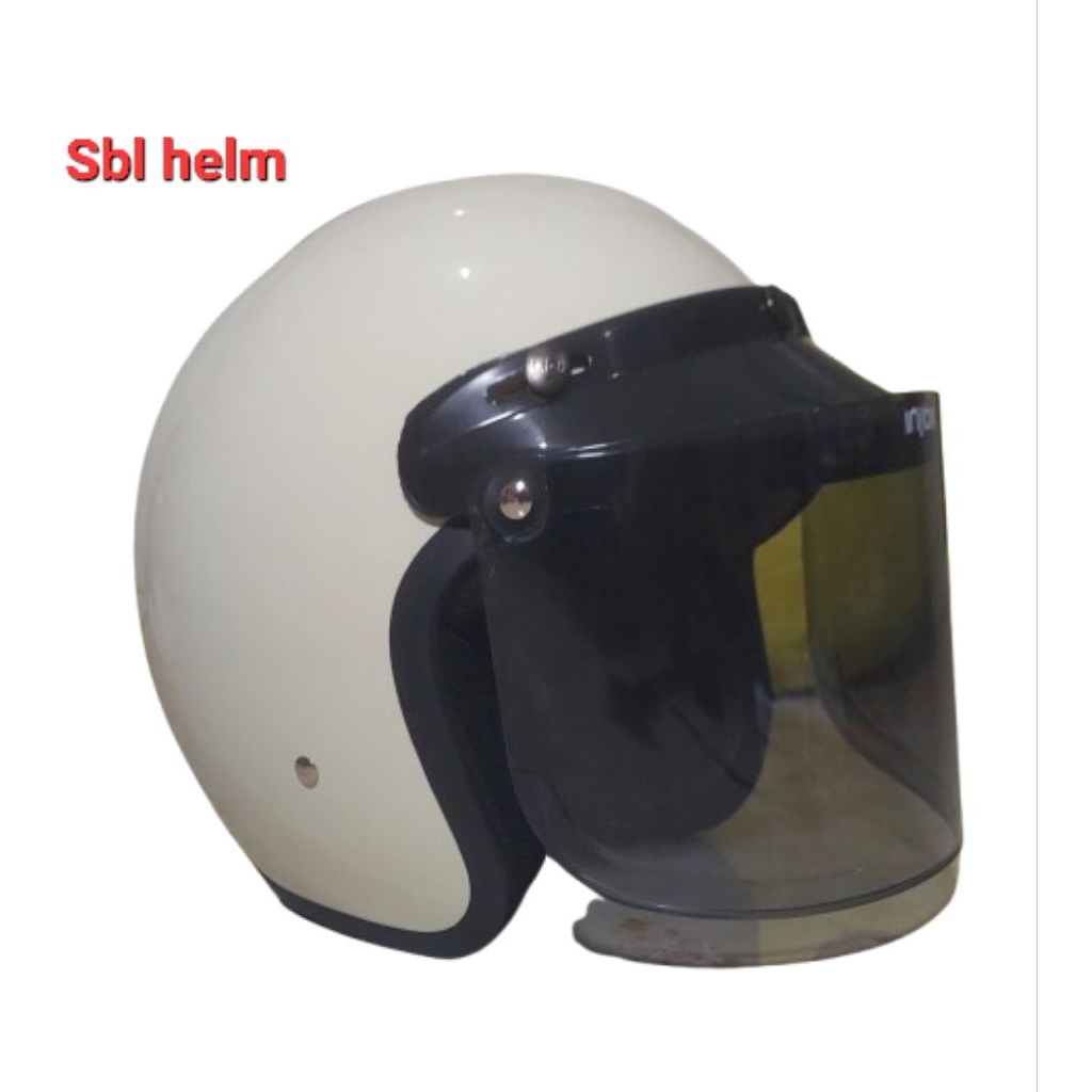 HELM  RETRO JM LIST CHOME KUALITAS BAGUS KUAT BUSA DILEPAS / DI CUCI BUSANYA EMPUK DAN LEMBUT NYAMAN