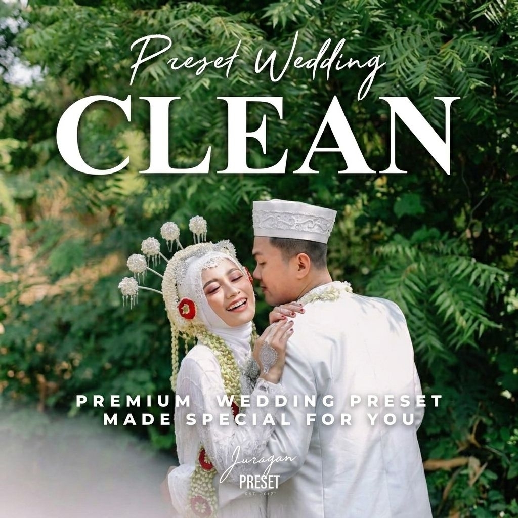 Preset Wedding CLEAN CUSTOM (Mobile & Desktop)