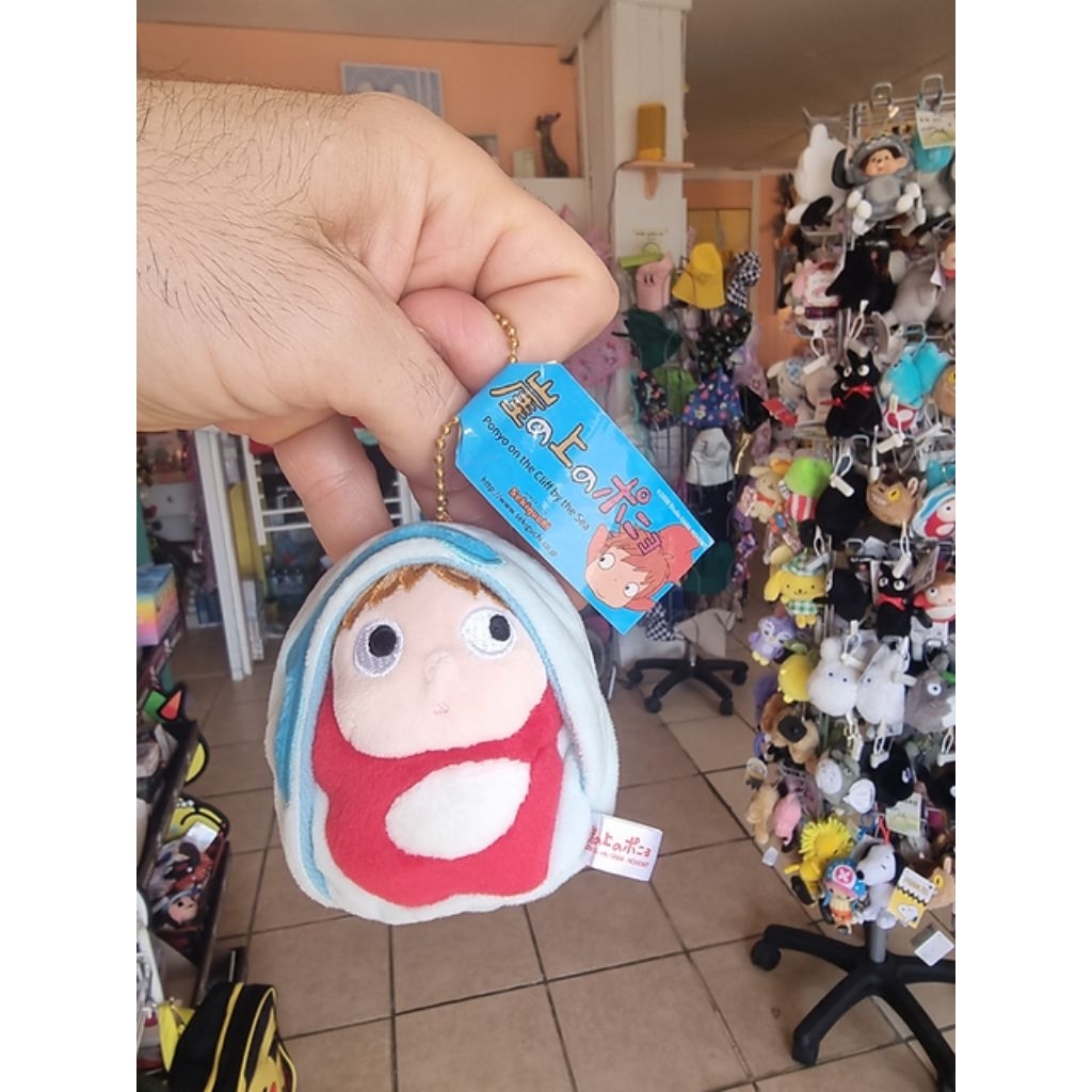 ​[GHIBLI OFFICIAL] Ponyo Bubble Plush Keychain - Gantungan Kunci Boneka Ponyo di Dalam Gelembung - I