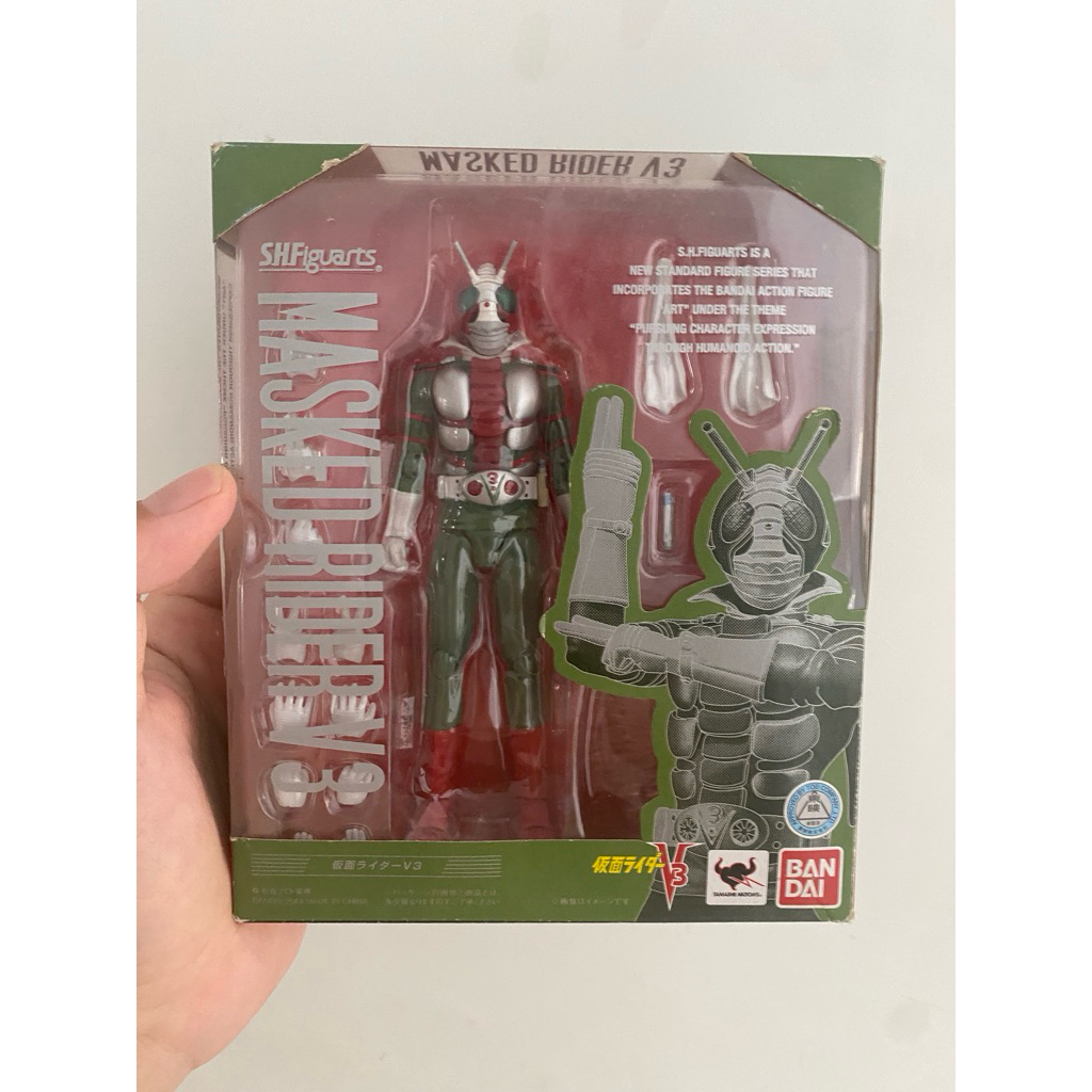 Shf Kamen Rider V3 New in Box some minor loose in pack