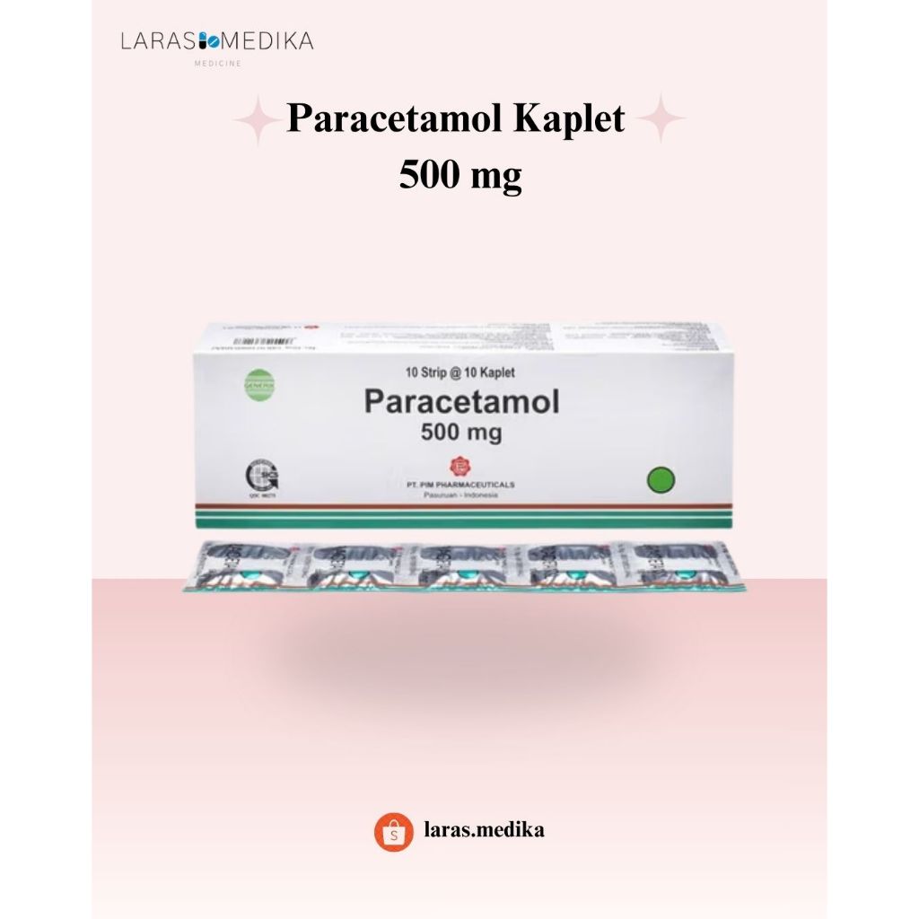 Paracetamol Parasetamol Generik Errita Strip 10 Kaplet
