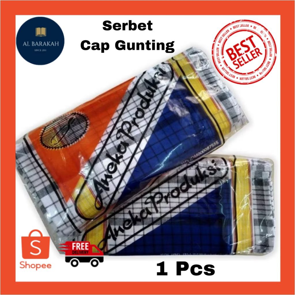 1 Pcs !!! Kain Lap / serbet cap Gunting / Lap piring / Serbet gunting
