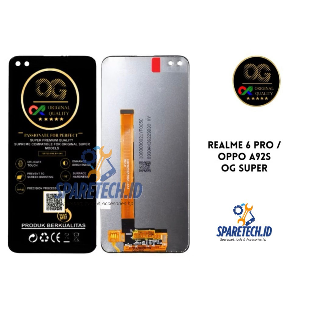 LCD TOUCHSCREEN REALME 6 PRO / OPPO A92s FULLSET ORIGINAL OG SUPER ORI NEW FULLSET TOUCHSCREEN + LCD