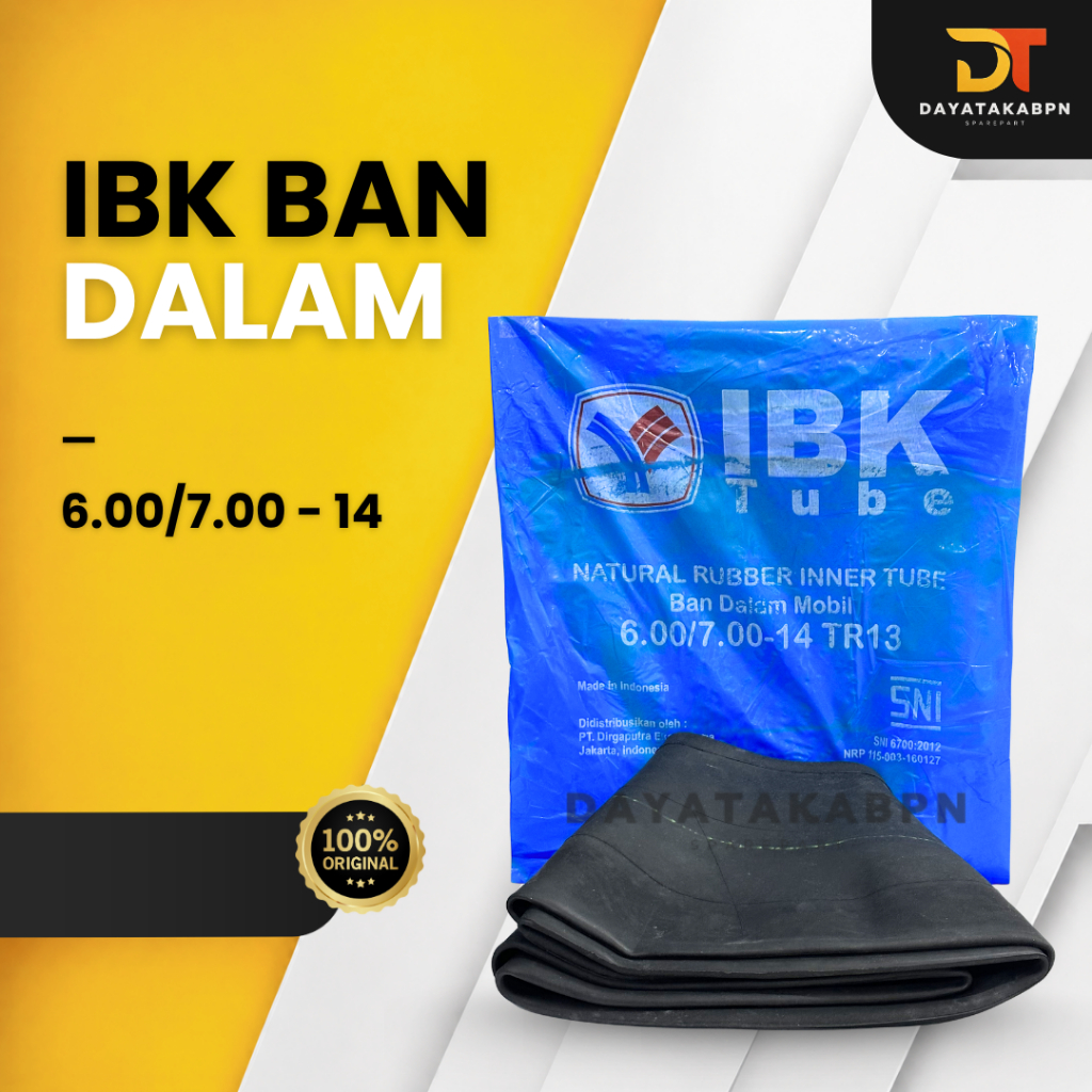 Ban Dalam Mobil IBK - Ukuran 6.00/7.00-14