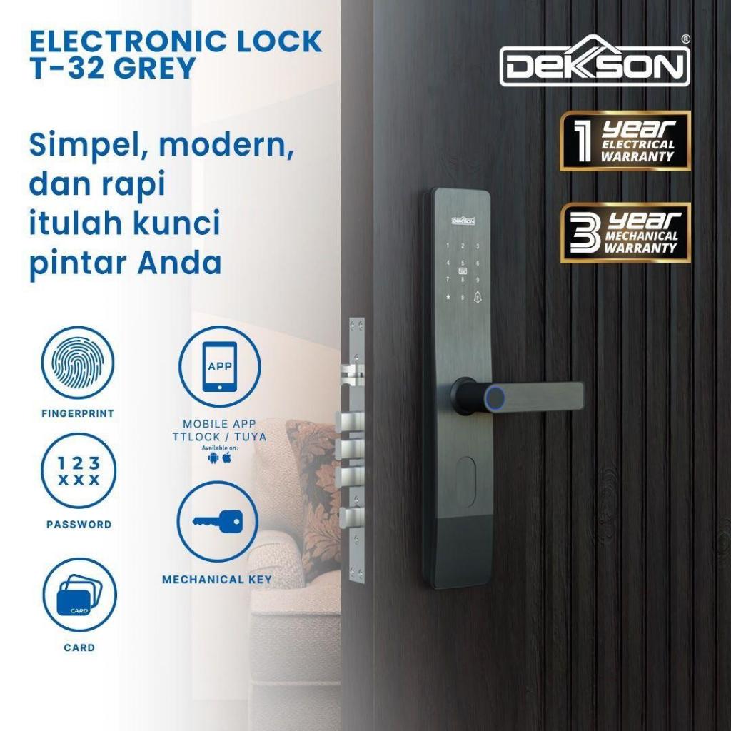 Smartlock Digital Dekkson EL-T32 / Smart Door Lock Dekkson / Electronic Lock Digital Dekkson