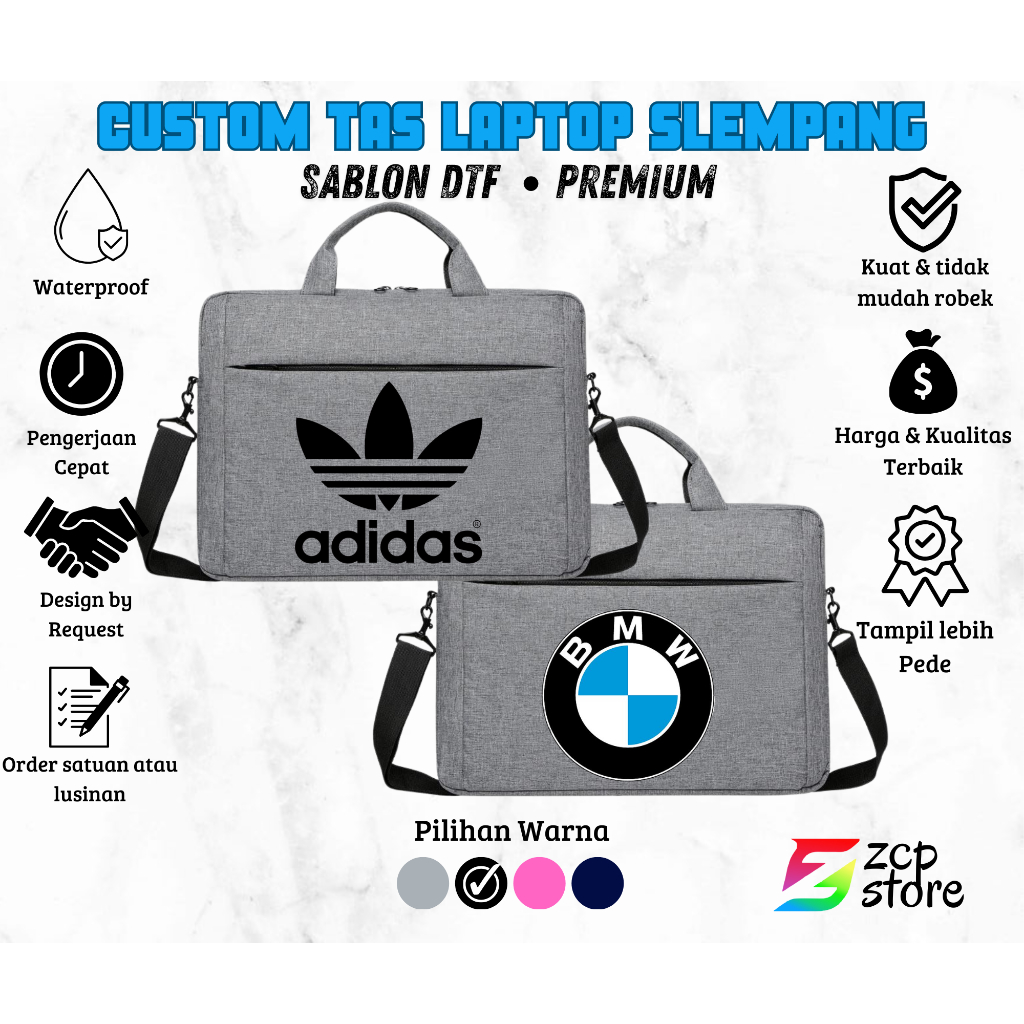 Tas Laptop Slempang | Tas Laptop Custom | Tas Laptop Cowo Cewe |
