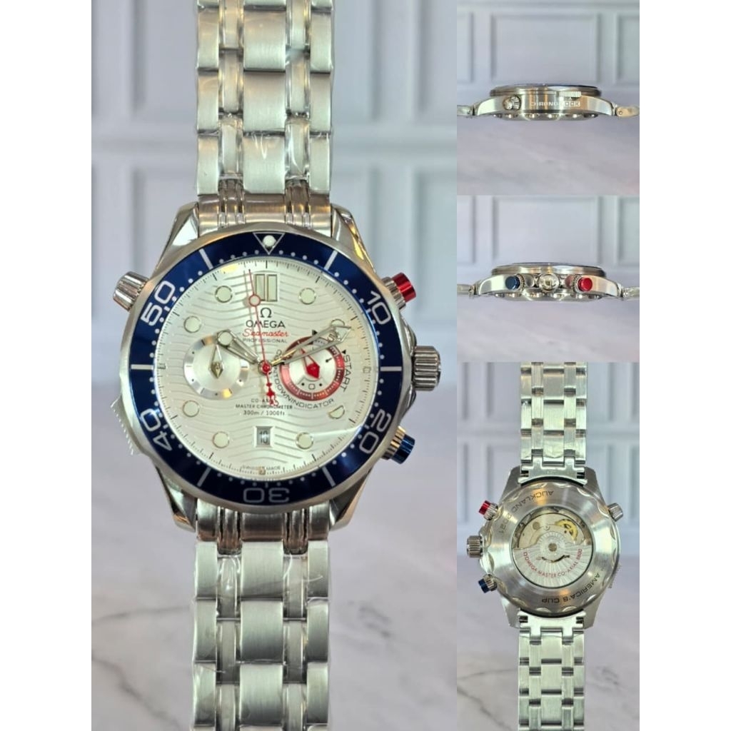 jam tangan pria o*m*g amrcans cup auckland 300m