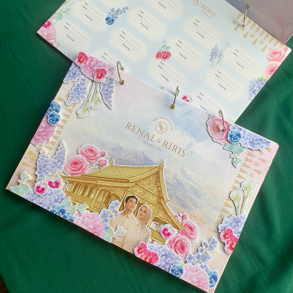 Guestbook Full Custom Design 3D Pop Up