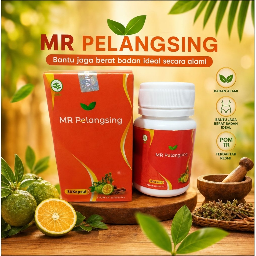 Pelangsing Mr (BPOM) obat diet paling ampuh di jamin original