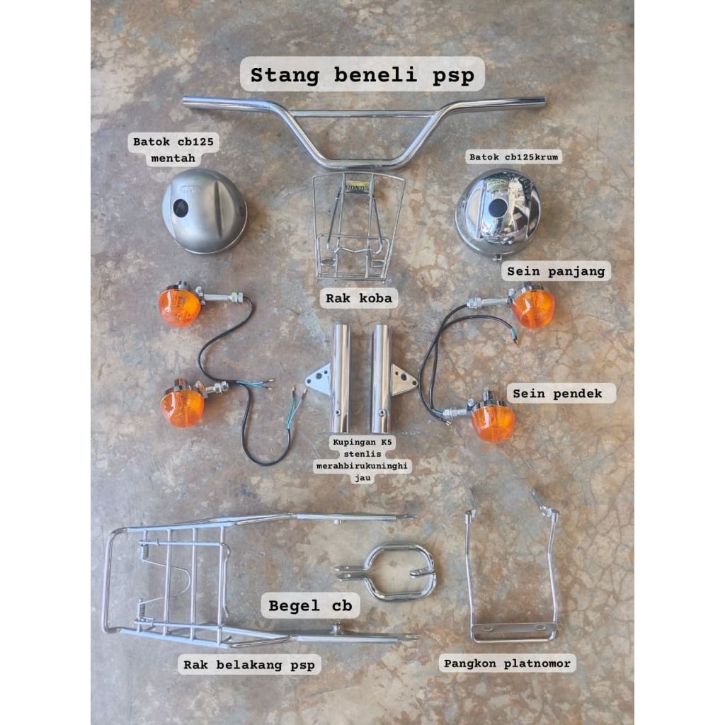 Paket Honda cb psp style
