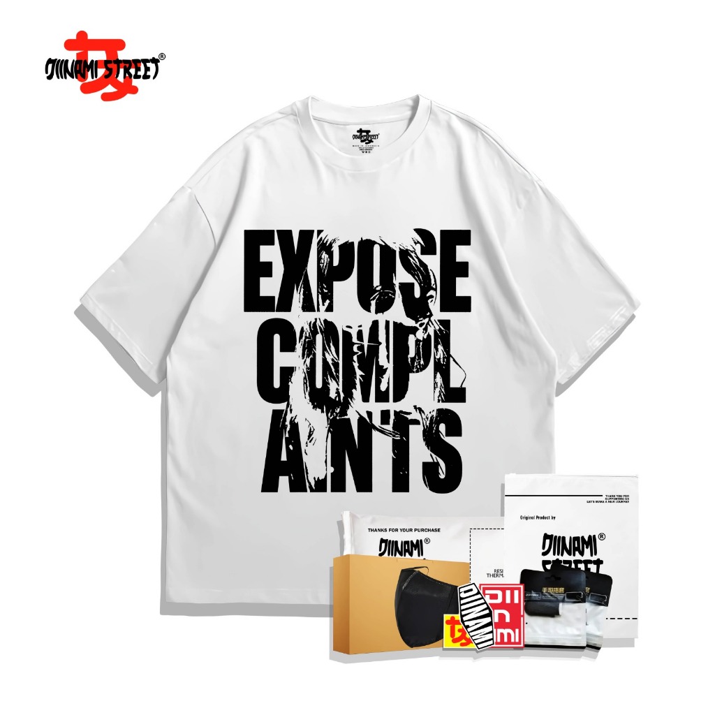 (Gratis Sticker) Kaos Distro Tshirt EXPOSE Unisex Pria Wanita Cotton Combed 24s
