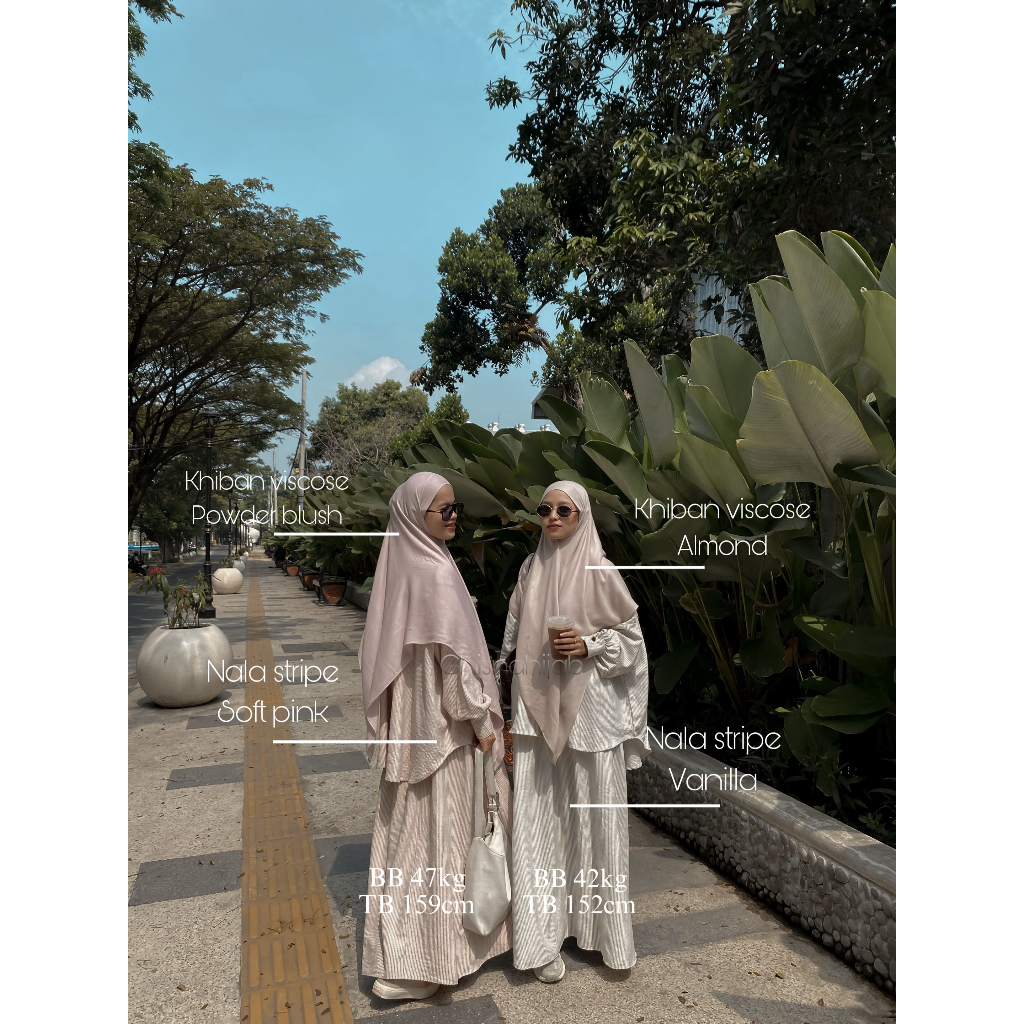 GHISNAHIJAB - ONE SET ROK NALA