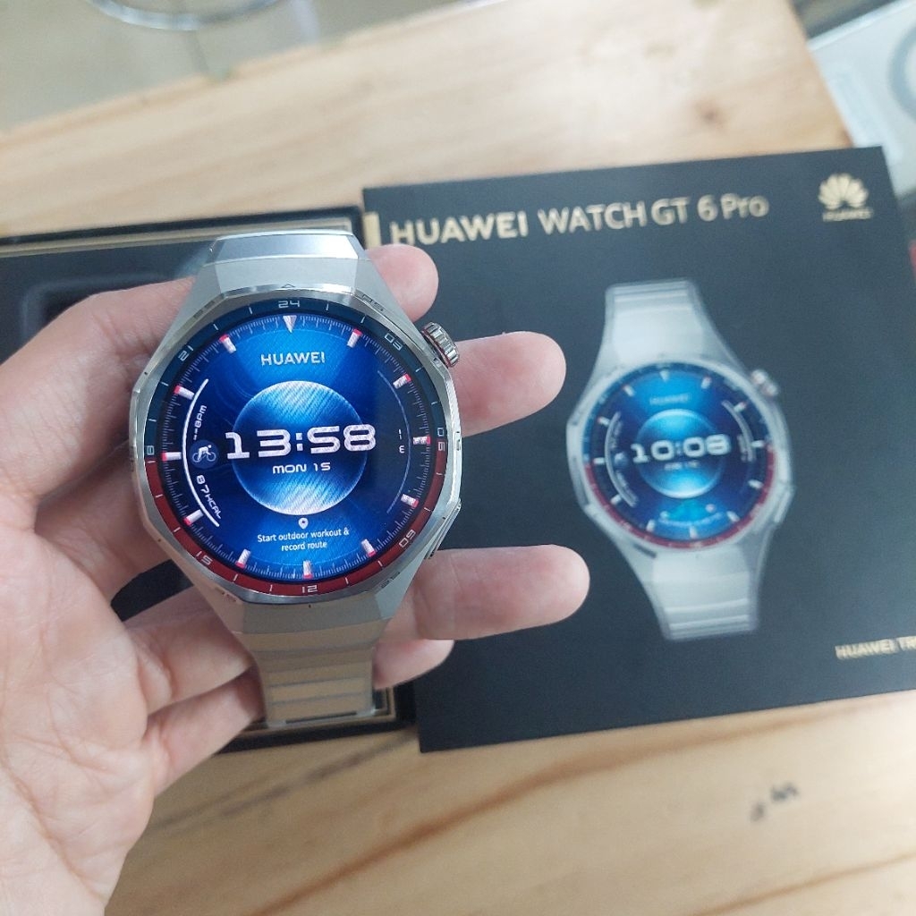 Huawei Watch Gt 6 Pro Titanium Second Resmi Mulus