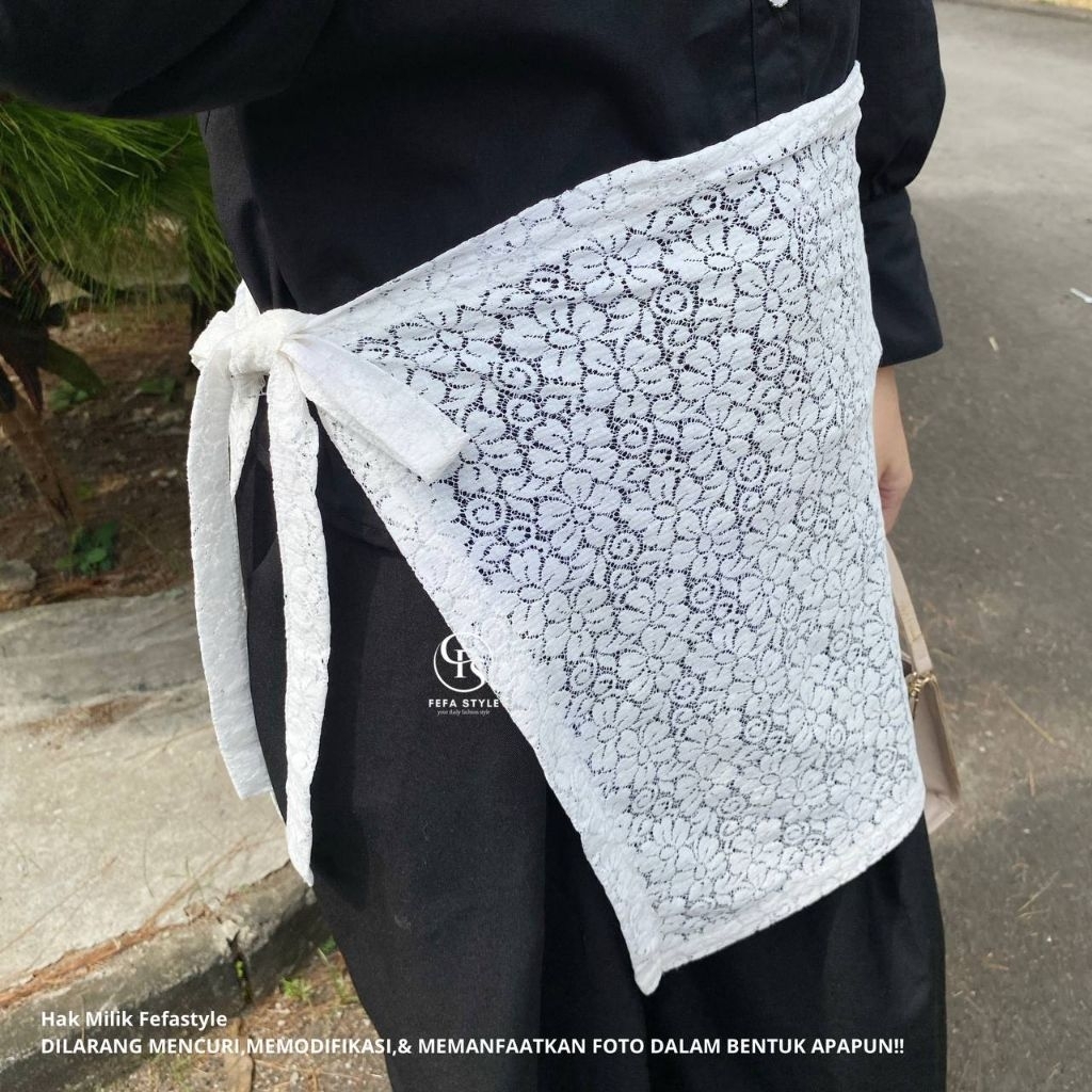 FEFA STYLE - LACE SKIRT - Layering renda