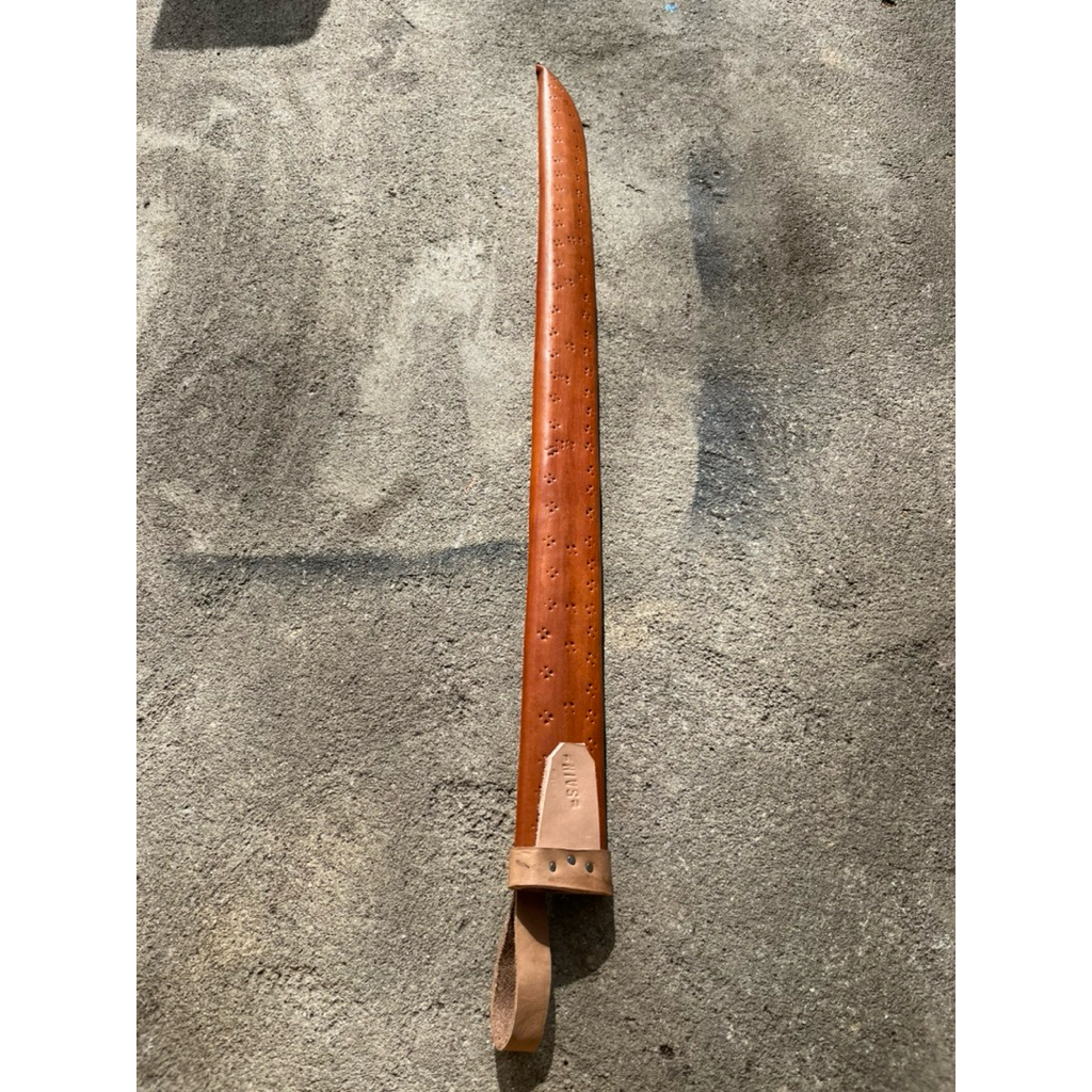 sarung pedang kulit sapi asli panjang 60cm